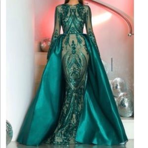 Emerald Green gown